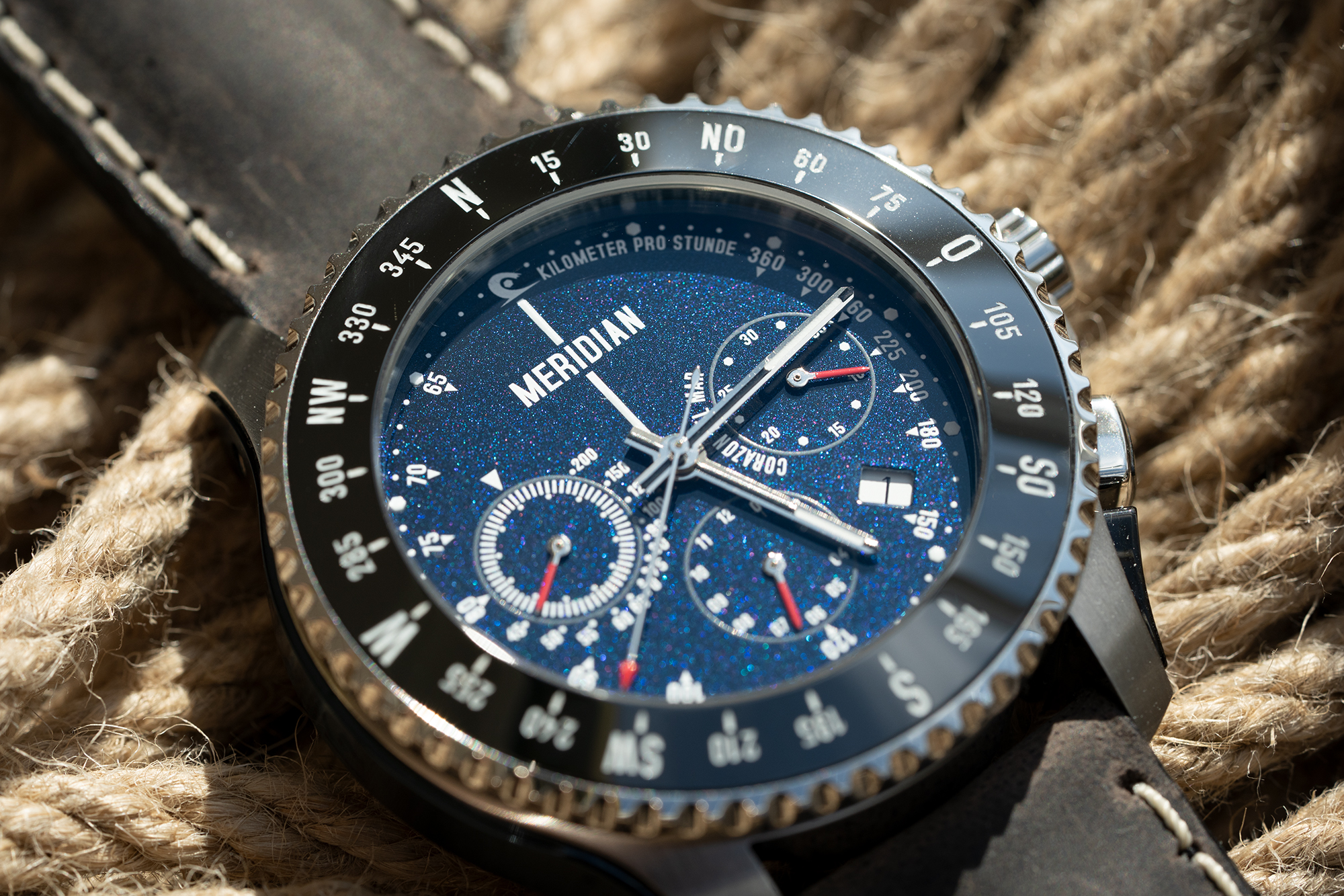 CdM Meridian Chronograph Reflexión Nachtblau